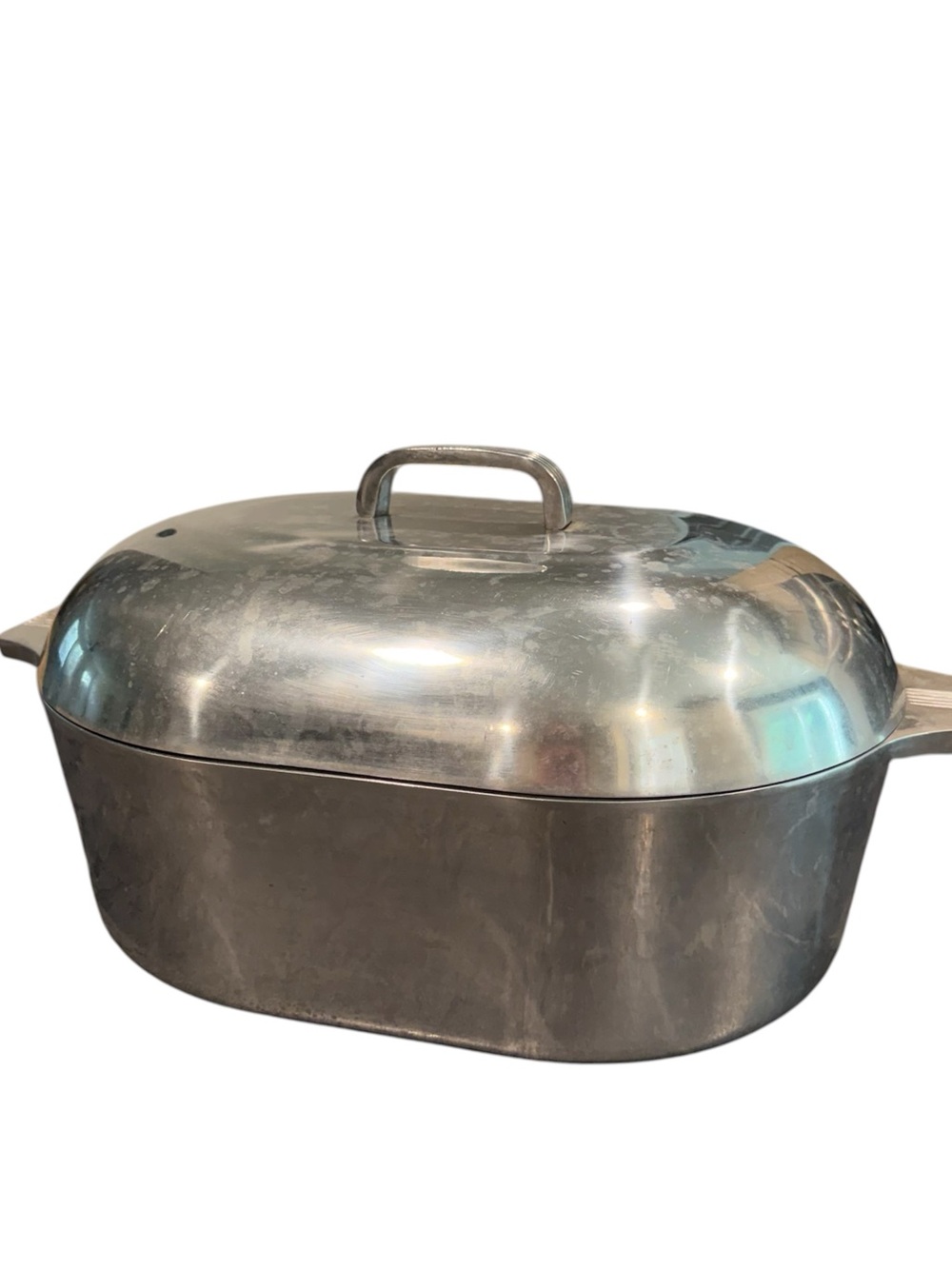 Magnalite vintage GHC 17 qt roaster rare XL aluminum pot + lid Sidney O original